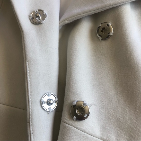 🌿 BARDOT JNR 🌿 girls white longline winter jacket coat size 7 - Picture 6 of 9